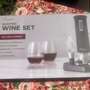 Rabbit Electric Wine Opener Set